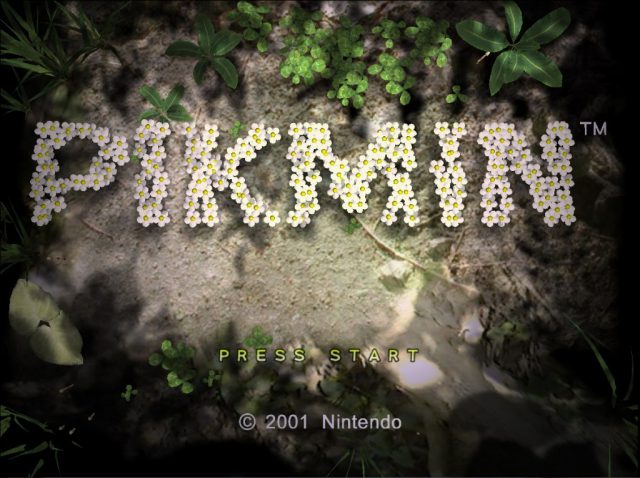 Pikmin title screen image #1 