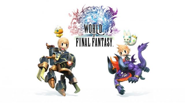 World of Final Fantasy title screen image #1 