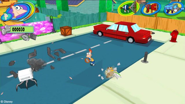 Phineas and Ferb: Day of Doofenshmirtz  in-game screen image #4 
