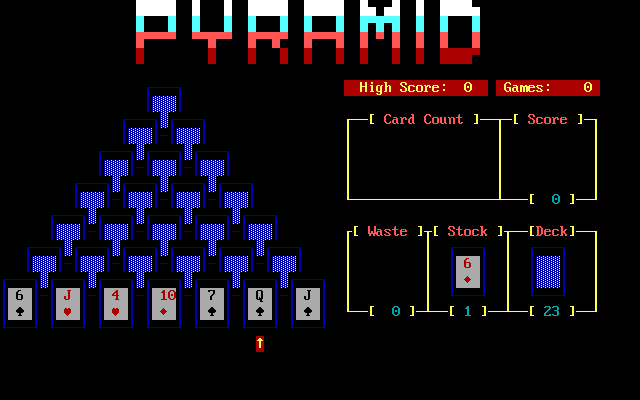 Pyramid Solitaire in-game screen image #1 