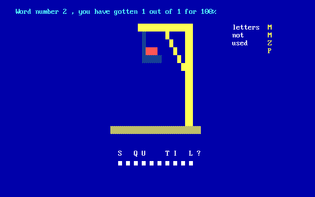 Hangman in-game screen image #1 
