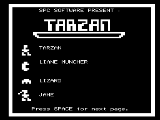 Tarzan title screen image #1 
