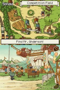Professor Layton and The Diabolical Box  in-game screen image #1 