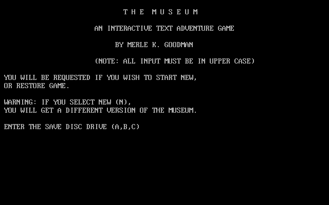 Battune Goes to the Museum title screen image #1 