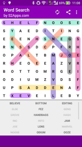 Word Search in-game screen image #1 