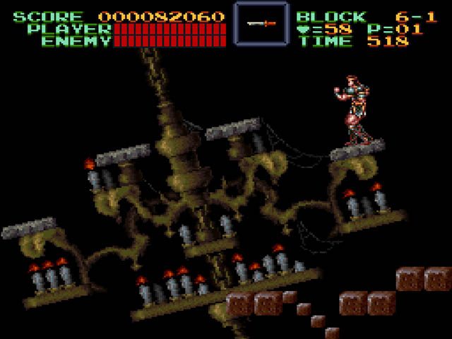Super Castlevania IV  in-game screen image #2 
