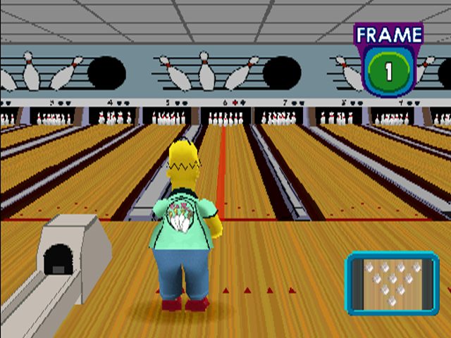 The Simpson Bowling in-game screen image #1 