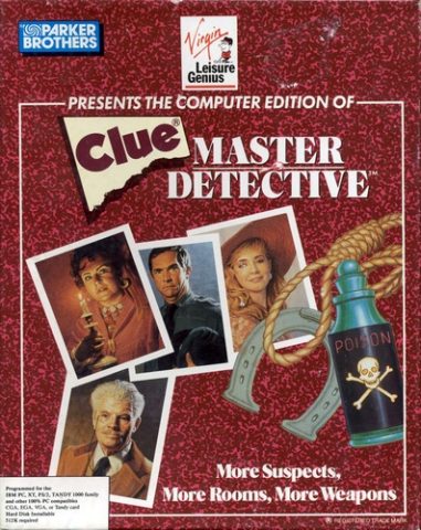 Clue: Master Detective  title screen image #1 