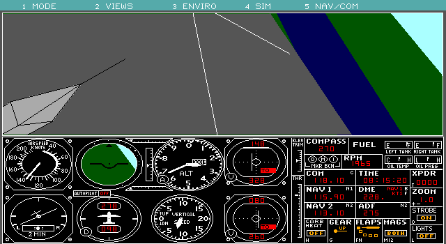 Flight Simulator 4.0  in-game screen image #1 