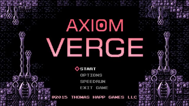 Axiom Verge title screen image #1 