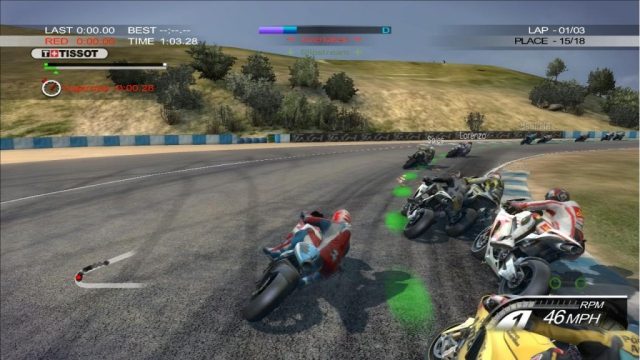 MotoGP 10/11 in-game screen image #1 