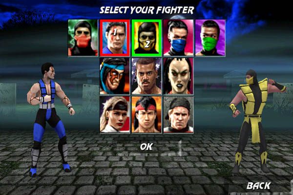 Ultimate Mortal Kombat 3 in-game screen image #1 