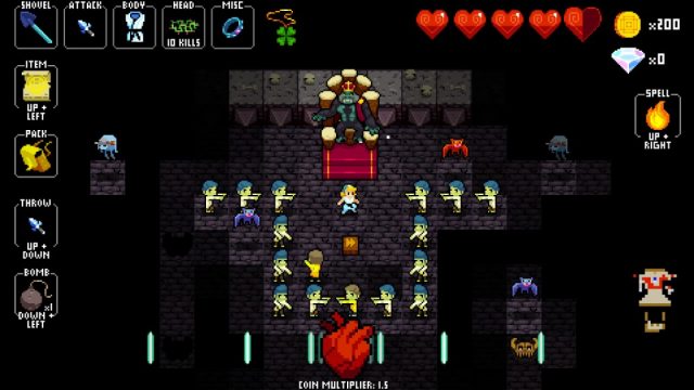 Crypt of the Necrodancer in-game screen image #1 