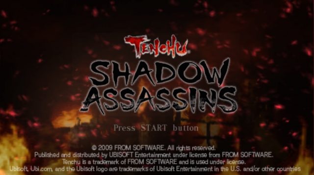 Tenchu: Shadow Assassins title screen image #1 