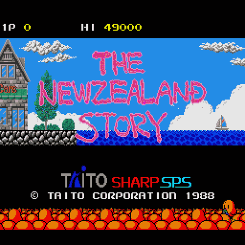 The New Zealand Story title screen image #1 