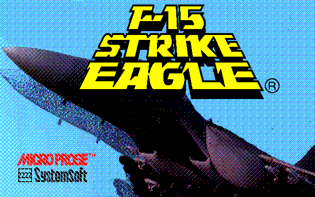 F-15 Strike Eagle  title screen image #1 