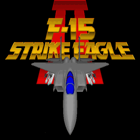 F-15 Strike Eagle II title screen image #1 