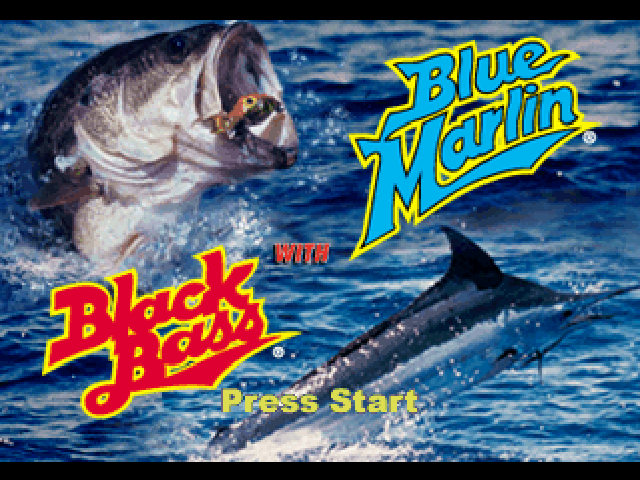 Black Bass with Blue Marlin  title screen image #1 