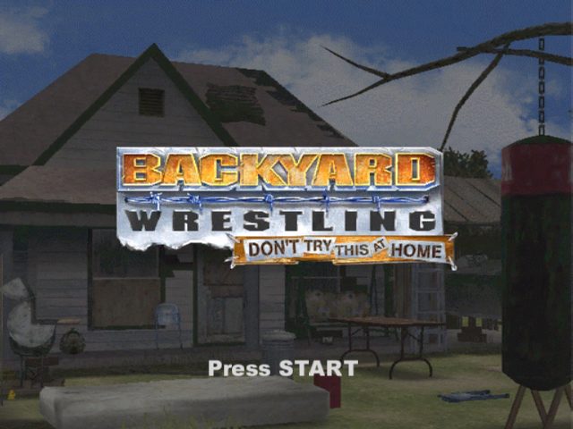 Backyard Wrestling: Don't Try This At Home title screen image #1 