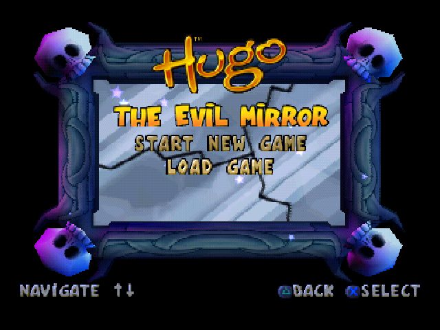 Hugo: The Evil Mirror title screen image #1 