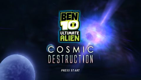 Ben 10 Ultimate Alien: Cosmic Destruction title screen image #1 