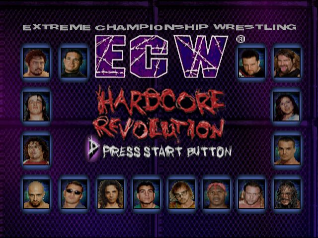ECW Hardcore Revolution title screen image #1 