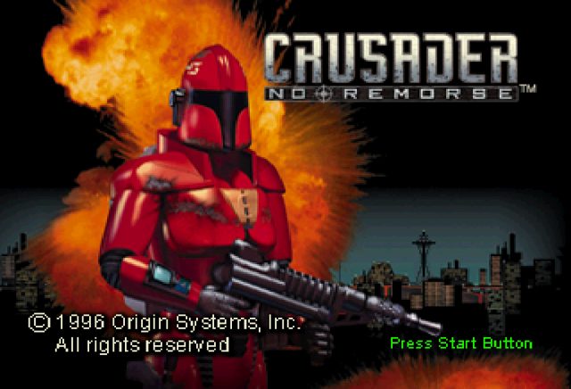 Crusader: No Remorse title screen image #1 