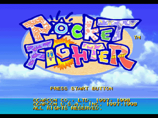 Pocket Fighter title screen image #1 