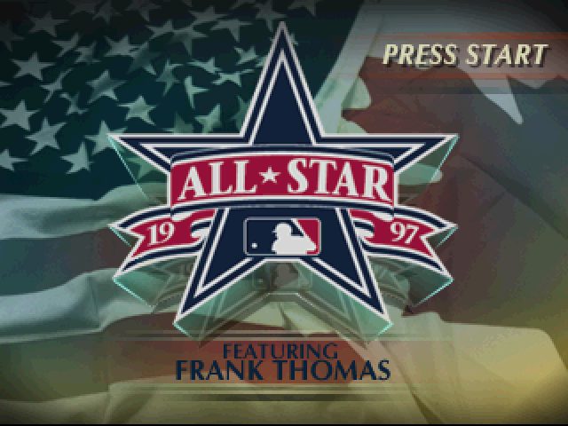 All-Star Baseball featuring Frank Thomas  title screen image #1 