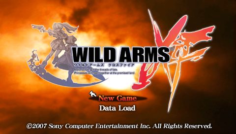 Wild Arms XF  title screen image #1 