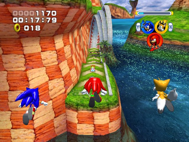 Sonic Heroes  in-game screen image #1 