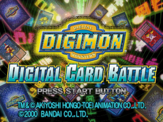 Digimon Digital Card Battle  title screen image #1 