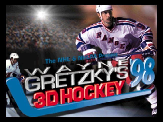 Wayne Gretzky's 3D Hockey '98 title screen image #1 