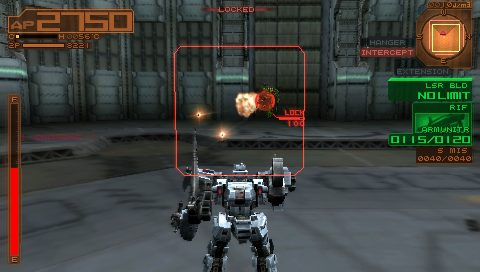 Armored Core - Last Raven Portable in-game screen image #1 