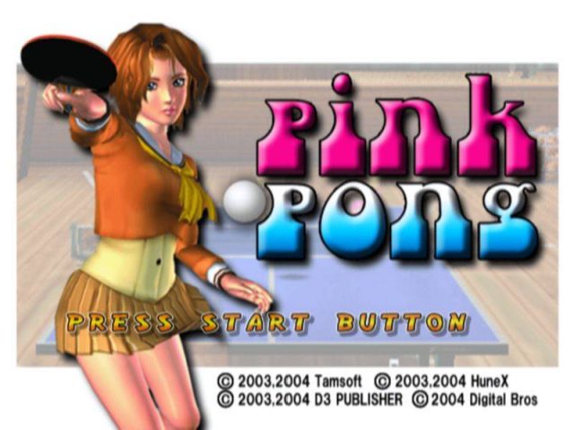 Pink Pong  title screen image #1 