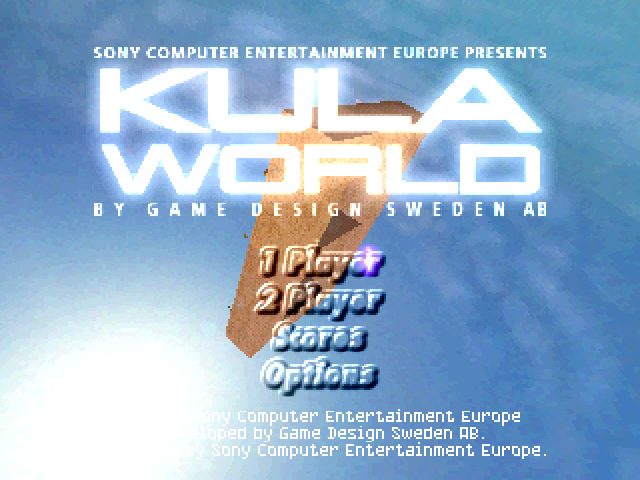 Kula World  title screen image #1 