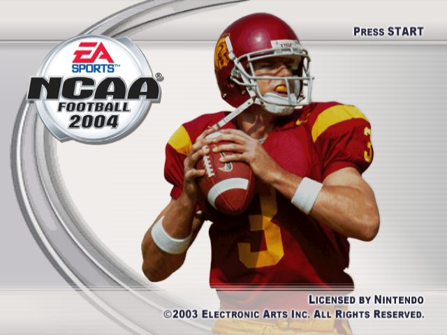 NCAA Football 2004 title screen image #1 