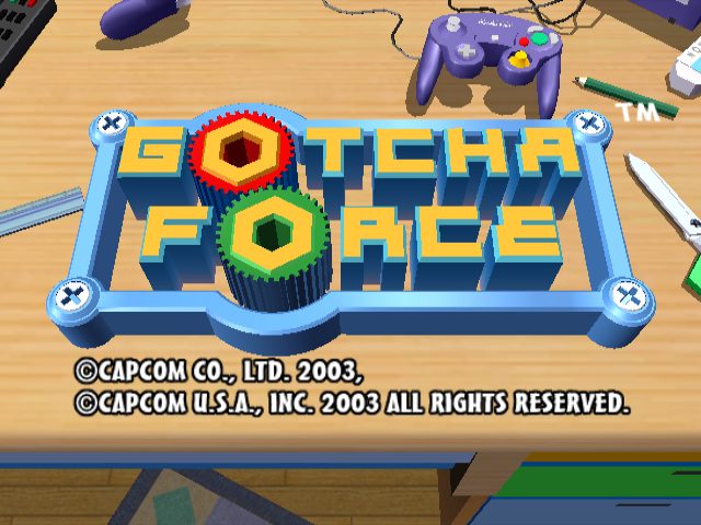 Gotcha Force title screen image #1 