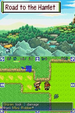 Fushigi no Dungeon: Fuurai no Shiren DS  in-game screen image #2 