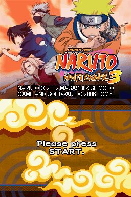Naruto: Ninja Council 3  title screen image #1 