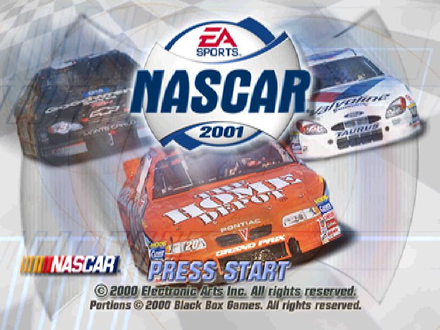 NASCAR 2001 title screen image #1 