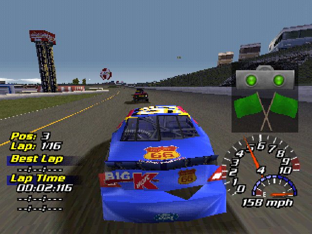 NASCAR 2001 in-game screen image #1 