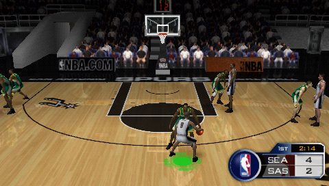 NBA in-game screen image #1 
