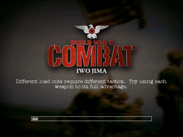 World War II Combat: Iwo Jima title screen image #1 