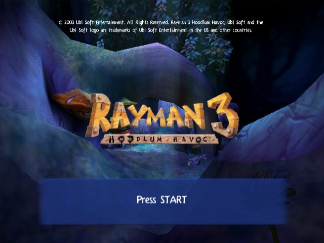 Rayman 3: Hoodlum Havoc title screen image #1 