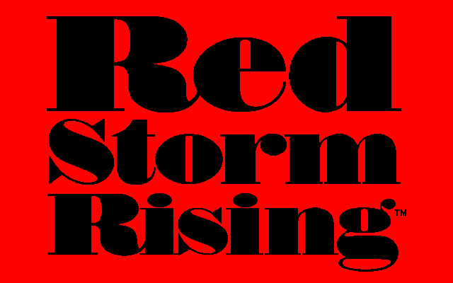 Red Storm Rising  title screen image #1 