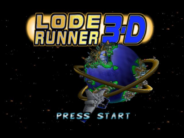 Lode Runner 3-D  title screen image #1 