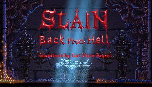 Slain!  title screen image #1 
