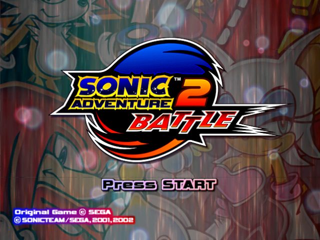 Sonic Adventure 2 Battle  title screen image #1 