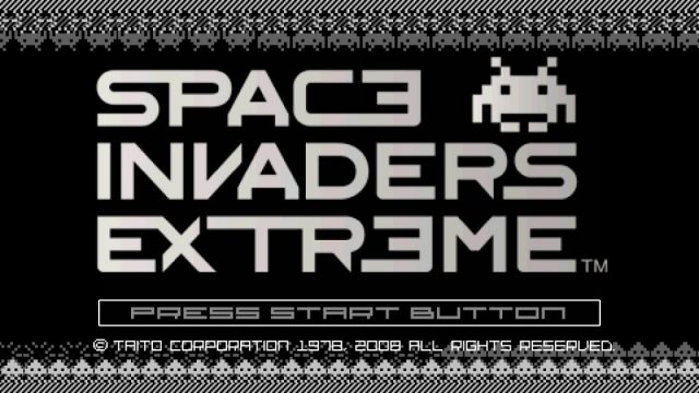 Space Invaders Extreme title screen image #1 